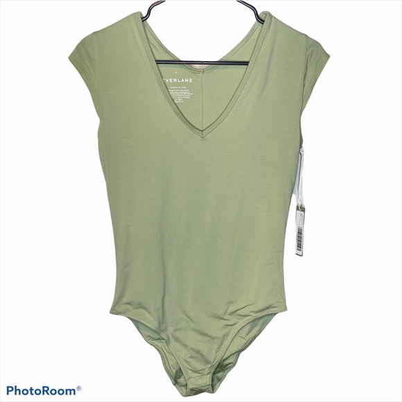 Everlane Bodysuit Small v neck layering - Picture 4 of 8